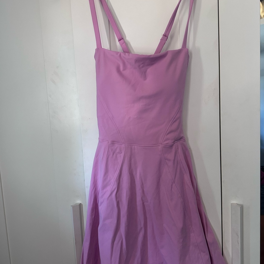 BuffBunny Lover Pink Spaghetti Strap Sundress Bend and Snap